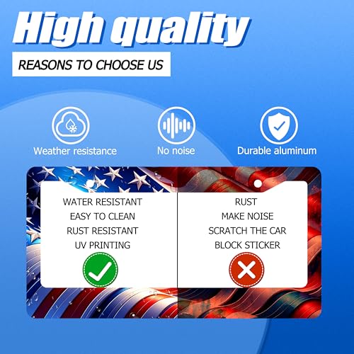 Patriotic American License Plate Frame Stainless Steel Car Accessory 6x12 (Watercolor American Flag Pattern)