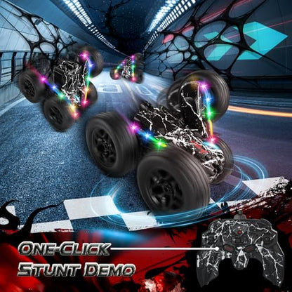 Rc Cars Toys for Boys Remote Control Car 2.4 GHz Black Toys for Ages 5 (Black)