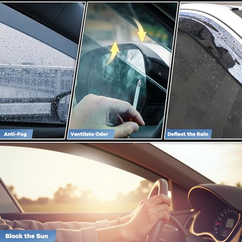 Window Visors Rain Guards Fit for Honda Odyssey 2005 (For 2005-2010 Honda Odyssey)