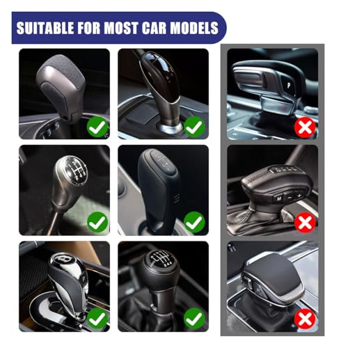 Car Gear Shift Hoodie Auto Shifter Knob Cover (Blue / 1 Pcs)