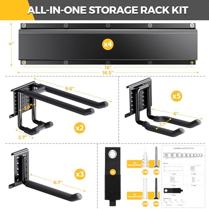 66" Garage Tool Organizer Wall Mount (66inch)