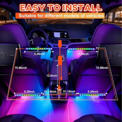 Car Led Interior Lights (18SMD 2IN2 / Solid Silicone Material)