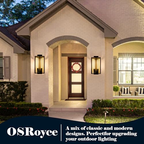 21" Outdoor Wall Lights (21"-Black-1pack)