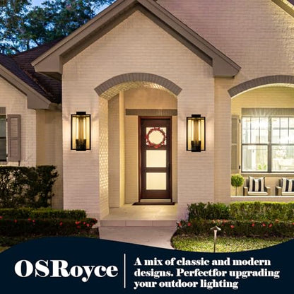 21" Outdoor Wall Lights (21"-Black-1pack)