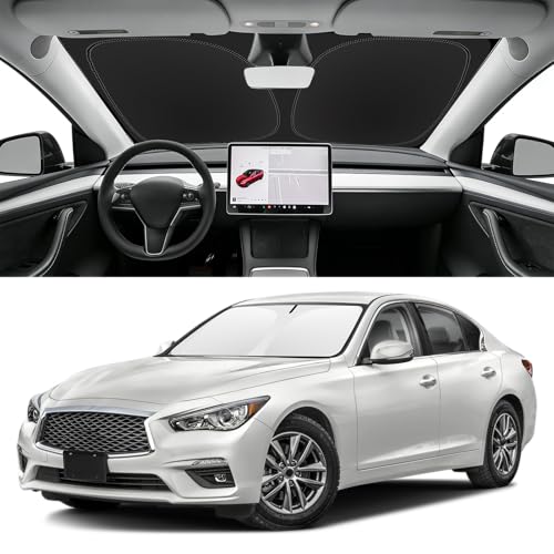 Custom Fit Windshield Sun Shade for Infiniti Q50 2014 (for 2014-2024 Infiniti Q50)