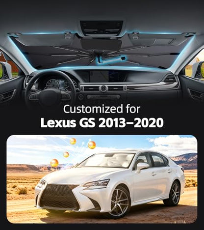 Windshield Sun Shade for Lexus GS 2013 (Fit for L*exus GS 2013–2020)