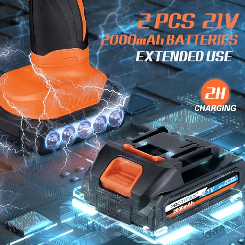 Cordless Car Buffer Polisher w (Orange)