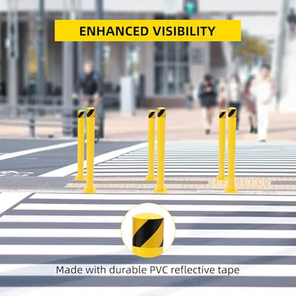 4 Pack Heavy Duty Safety Bollards (48 inch)