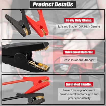 Car Jump Starter Adapter Fit for Milwaukee 18V Battery