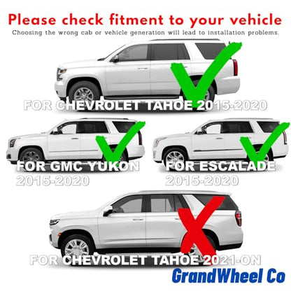 Window Deflectors Smoke Tinted in (For Tahoe 15-20)