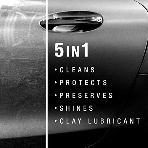 5-in-1 Complete Detailer Spray with Towel by Nu Finish, Preserves and Protects Car Detailing, Includes 1 Microfiber Towel, 22 Oz Spray (5-in-1 Detailer Spray with Towel)