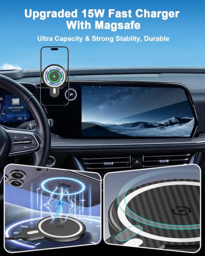 Car Phone Mount for Toyota C (CHR CH-R 2019-2022 (8 inch) / Magsafe+ Wireless Charger)