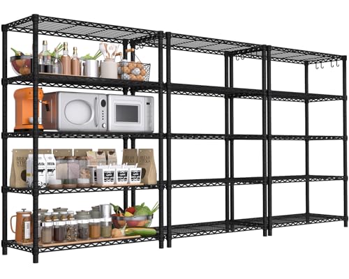 Wire Storage Shelves (35.5"W x 14"D x 72"H)