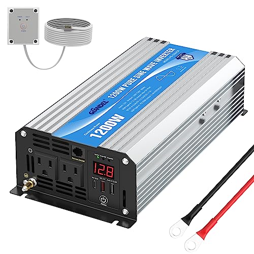 Power Inverter Pure Sine Wave 1200 W