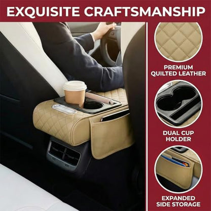 Car Center Console Cover (Beige)