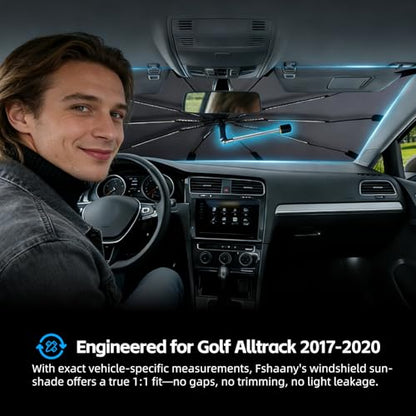 Windshield Sun Shade Umbrella for Volkswagen Golf Alltrack 2017 (For Volkswagen Golf Alltrack 2017-2020)