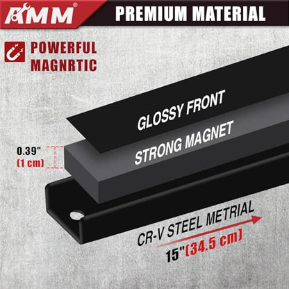 8PCS Magnetic Tool Holder Strip