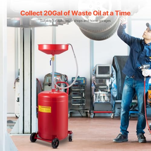 20 Gallon Waste Oil Drain Tank (15.7 x 15.2x 65 in)