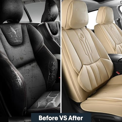 Front Seat Covers (FRONT PAIR / BEIGE)