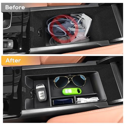 Center Console Organizer Tray for 2025 (2025-2026 Toyota Camry Center Black)