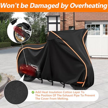 Motorcycle Cover for Honda Grom Monkey Navi Kawasaki Pro Benelli (Black / for Honda Grom MSX125)