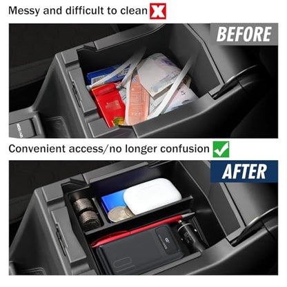 Center Console Organizer for 2025 2026 Subaru Forester Premium Sport Limited Touring Accessories (for Subaru Forester)