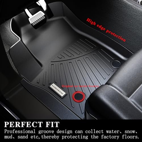 Floor Mats & Cargo Liner for 2024 2025 2026 Mazda CX90 PHEV 8 Seats TPE All Weather Protection 3 Rows Car Floor Liner for Mazda Accessories (2024 2025|For Mazda CX90 8Seat|Full Set)
