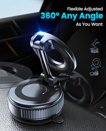 Magnetic Car Phone Holder for MagSafe (Black)