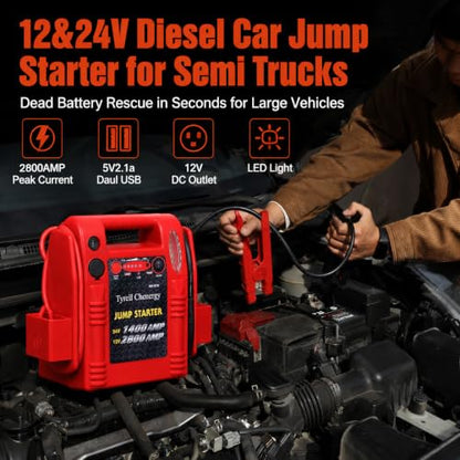 12V 24V Jump Starter (Red)