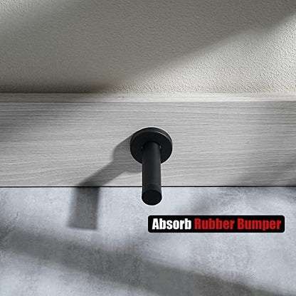 Door Stopper Black (8 Pack / Black)