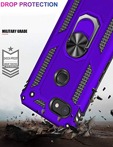 for Google Pixel 3A Case with Screen Protector (Purple / Google Pixel 3A)