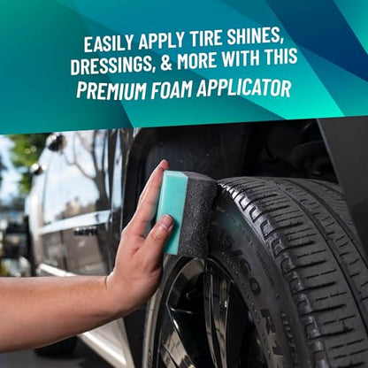 Wonder Wave Durafoam Large Tire Shine Applicator (4 Pack)
