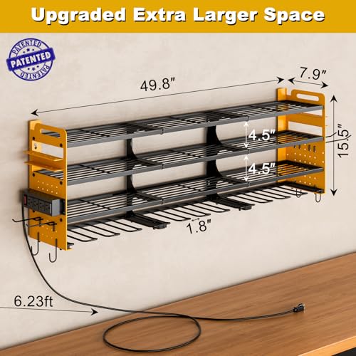 Power Tool Organizer Wall Mount (Yellow)