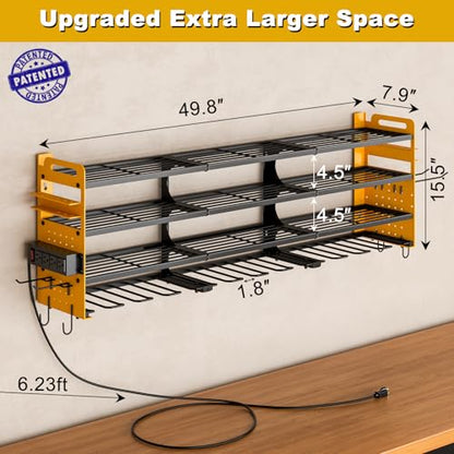 Power Tool Organizer Wall Mount (Yellow)