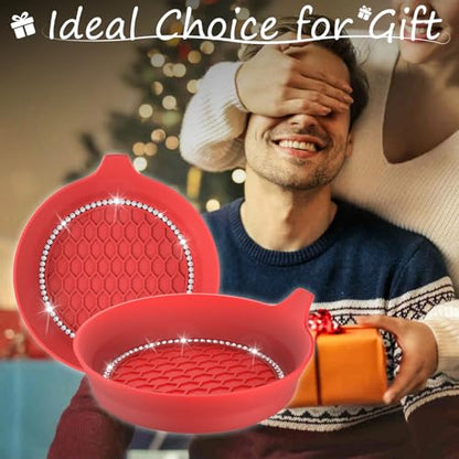 2 PCS Car Cup Coasters (Red*2PCS / With Diamonds)