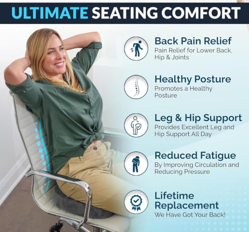 Doctor Recommended Seat Cushion (Charcoal / Large)