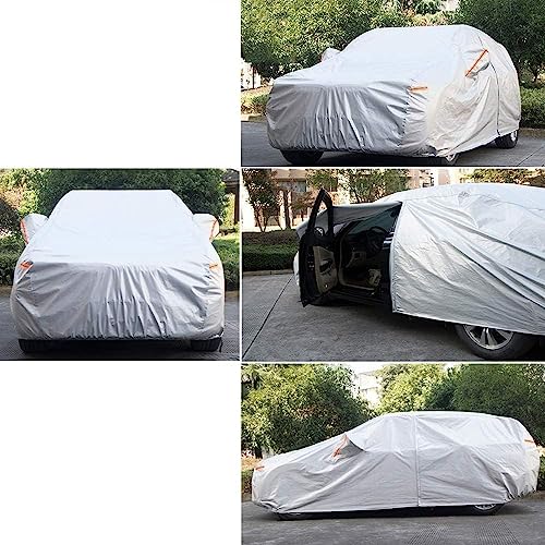 6 Layers Waterproof SUV Car Cover for Chevrolet Equinox 2005 (LM-Silver / 16. Custom Fit Chevrolet Equinox)