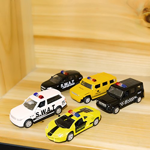Die Cast Metal Toy Cars Open Doors (Police car)