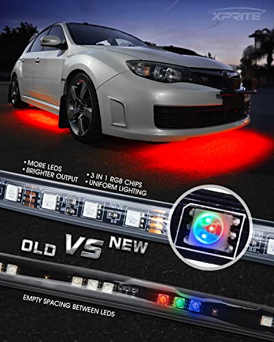 Car Underglow Neon Accent Strip Lights (4PCS Basic No APP)
