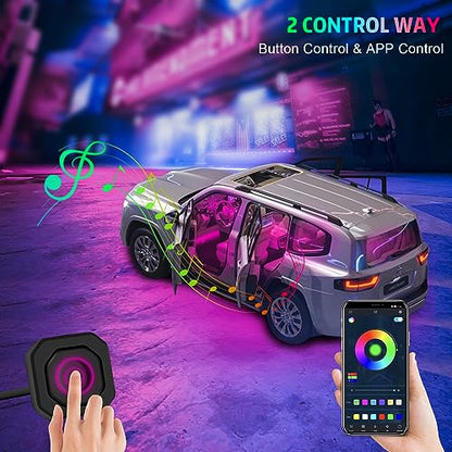 Acrylic Interior Car Lights (RGB color 14 in 1)