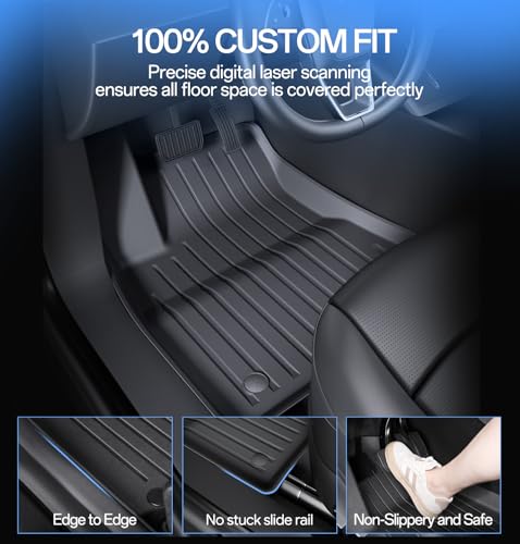 2025 New Version Floor Mats for Model 3 Highland (6 PCS for Model 3 2024-2025)