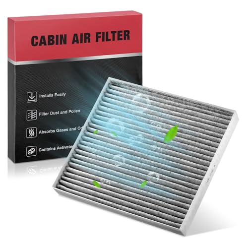 Cabin Air Filter CF12160 Compatible with Hyundai Tucson (9.1" x 8.1" x 1.2" / Gray)