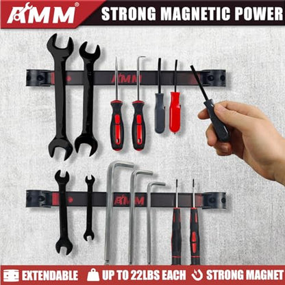 8PCS Magnetic Tool Holder Strip