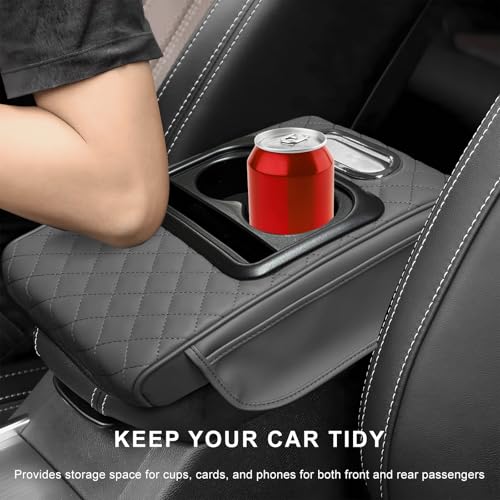 Car Center Console Cover (Gray)
