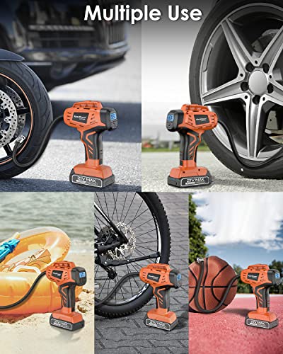 Tire Inflator Air Compressor (Red)