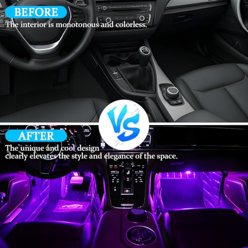 Car Interior LED Lights (Pink Purple)