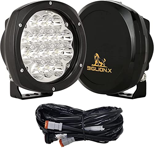 5Inch 160W Round Led Driving Lights Off Road Spot Lights Offroad (White 6000K / 5Inch)