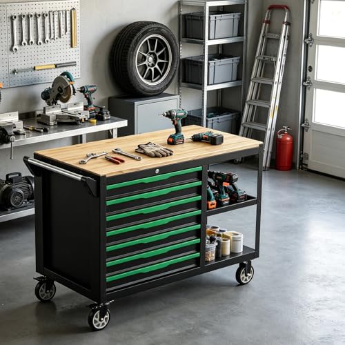 7 Drawers Professional Tool Cart Cabinet (7 Drawers)