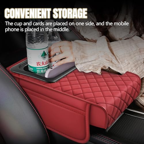 Car Center Console Cover (Red)