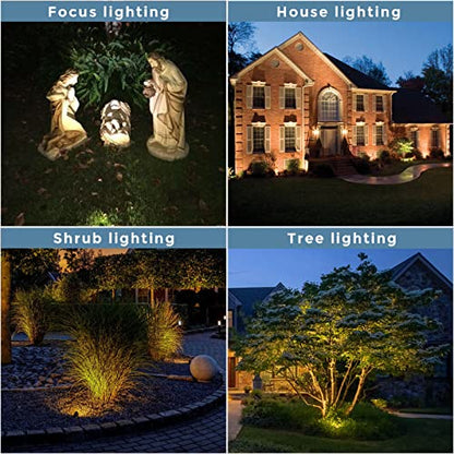 Solid Brass Outdoor Landscape Spotlights